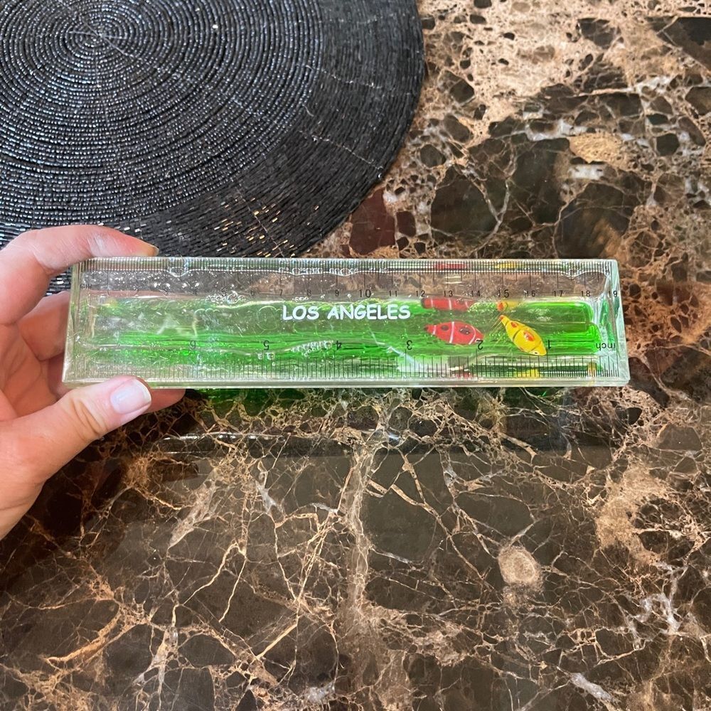 Ruler With Swimming Fish Inside! - Picture 3 of 6